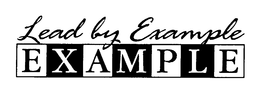 LEAD BY EXAMPLE trademark