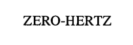 ZERO-HERTZ trademark