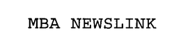 MBA NEWSLINK trademark
