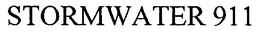 STORMWATER 911 trademark
