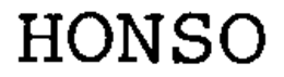 HONSO trademark