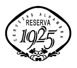 CERVEZAS ALHAMBRA RESERVA 1925 trademark