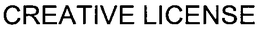CREATIVE LICENSE trademark