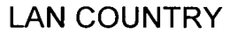 LAN COUNTRY trademark