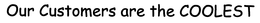 OUR CUSTOMERS ARE THE COOLEST trademark