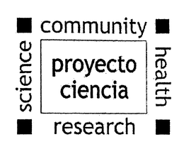 PROYECTO CIENCIA COMMUNITY HEALTH RESEARCH SCIENCE trademark