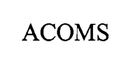 ACOMS trademark