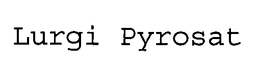 LURGI PYROSAT trademark