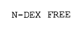N-DEX FREE trademark