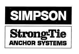 SIMPSON STRONG-TIE ANCHOR SYSTEMS trademark