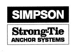 SIMPSON STRONG-TIE ANCHOR SYSTEMS trademark