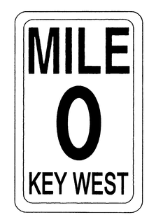 MILE 0 KEY WEST trademark