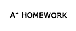 A + HOMEWORK trademark