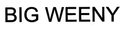 BIG WEENY trademark