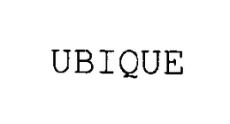 UBIQUE trademark