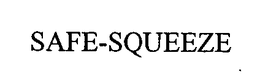 SAFE-SQUEEZE trademark