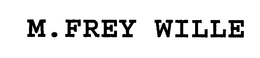 M. FREY WILLE trademark