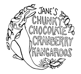 JANE'S CHUNKY CHOCOLATE CRANBERRY KANGAROOS trademark