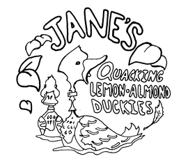 JANE'S QUACKING LEMON-ALMOND DUCKIES trademark