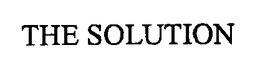 THE SOLUTION trademark