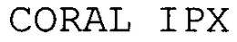 CORAL IPX trademark