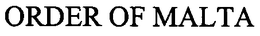 ORDER OF MALTA trademark