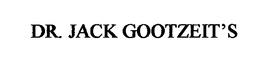 DR. JACK GOOTZEIT'S trademark