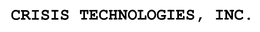 CRISIS TECHNOLOGIES, INC. trademark