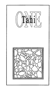 TAHI ONE trademark