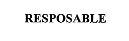 RESPOSABLE trademark
