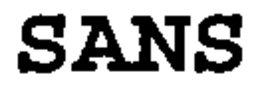 SANS trademark