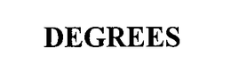 DEGREES trademark
