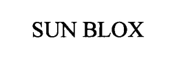 SUN BLOX trademark