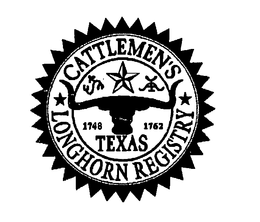 CATTLEMEN'S TEXAS LONGHORN REGISTRY 1748 1762 trademark