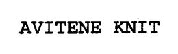 AVITENE KNIT trademark