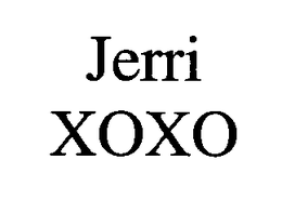 JERRI XOXO trademark