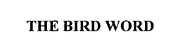 THE BIRD WORD trademark