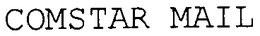 COMSTAR MAIL trademark