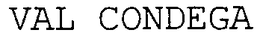 VAL CONDEGA trademark