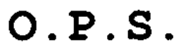 O.P.S. trademark