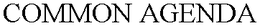 COMMON AGENDA trademark