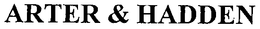 ARTER & HADDEN trademark