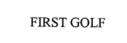 FIRST GOLF trademark