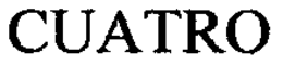 CUATRO trademark