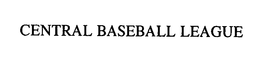 CENTRAL BASEBALL LEAGUE trademark