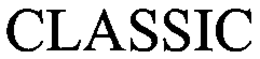 CLASSIC trademark