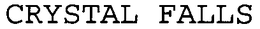 CRYSTAL FALLS trademark