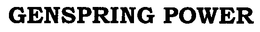 GENSPRING POWER trademark
