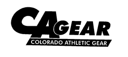 CA GEAR COLORADO ATHLETIC GEAR trademark