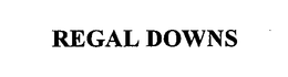 REGAL DOWNS trademark